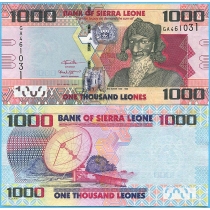 Сьерра-Леоне 1000 леоне 2016 год.