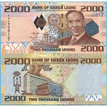 Сьерра-Леоне 2000 леоне 2016 год.