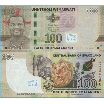 Свазиленд 100 эмалангени 2017 год.