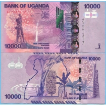 Уганда 10000 шиллингов 2010 год.