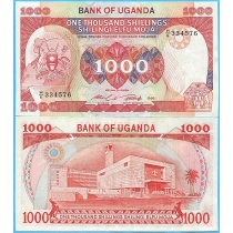 Уганда 1000 шиллингов 1986 год