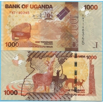 Уганда 1000 шиллингов 2022 год.