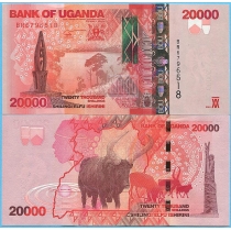 Уганда 20000 шиллингов 2021 год.