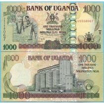 Уганда 1000 шиллингов 2005 год.