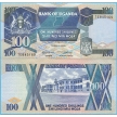 Банкнота Уганды 100 шиллингов 1988 год.