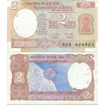 Индия 2 рупии 1985 год.