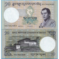 Бутан 10 нгултрум 2019 год.
