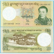 Бутан 20 нгултрум 2006 год.