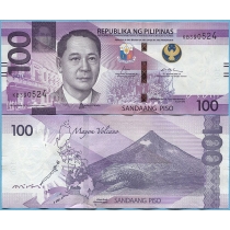 Филиппины 100 песо 2025 год.