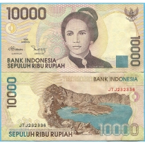 Индонезия 10000 рупий 2004 год.