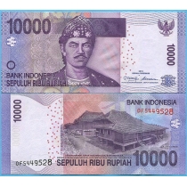 Индонезия 10000 рупий 2010 год.