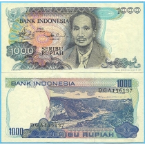 Индонезия 1000 рупий 1980 год.