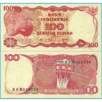 Индонезия 100 рупий 1984 год.