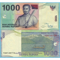 Индонезия 1000 рупий 2016 год.