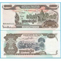 Камбоджа 1000 риелей 1999 год.