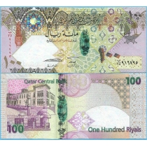 Катар 100 риалов 2007 год.