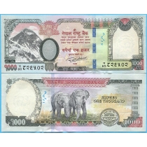 Непал 1000 рупий 2019 год.