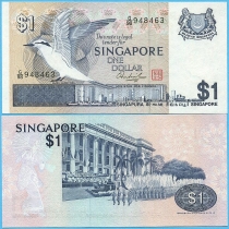 Сингапур 1 доллар 1976 год.