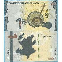 Азербайджан 1 манат 2020 год.