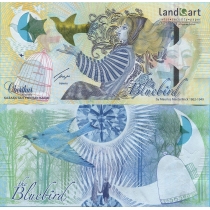 Казахстан тестовая банкнота 2013 год. Bluebird