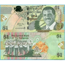Багамские острова 1 доллар 2015 год.