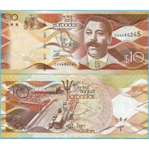 Барбадос 10 долларов 2013 год.