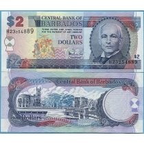 Барбадос 2 доллара 1999 год.