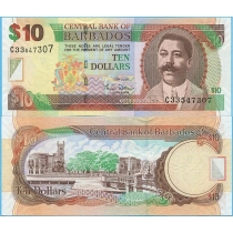 Барбадос 10 долларов 2007 год.