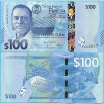 Белиз 100 долларов 2025 год.
