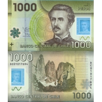 Чили 1000 песо 2012 г.