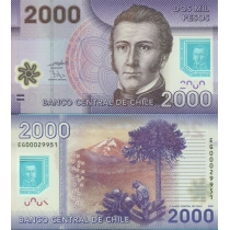 Чили 2000 песо 2009 г.