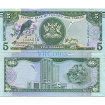 Тринидад и Тобаго 5 долларов 2006 (2015) год.