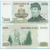 Чили 1000 песо 2007 год.