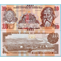 Гондурас 10 лемпир 2024 год.