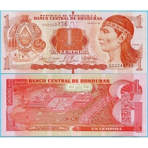 Гондурас 1 лемпира 2022 год.