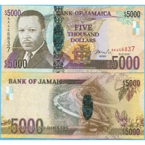 Ямайка 5000 долларов 2009 год.