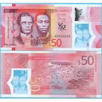 Ямайка 50 долларов 2022 год. 60 лет Независимости