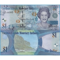 Каймановы острова 1 доллар 2024 год.