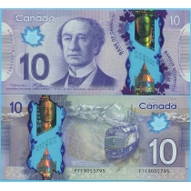 Канада 10 долларов 2013 год.