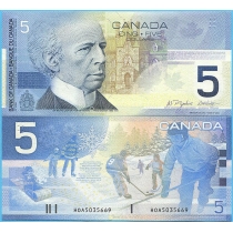 Канада 5 долларов 2004 год.
