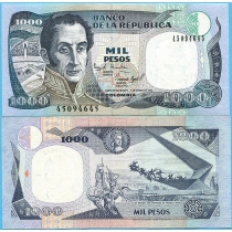 Колумбия 1000 песо 1994 год.
