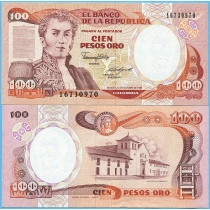 Колумбия 100 песо 1986 год.