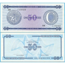 Куба 50 песо 1985 год. С