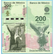 Мексика 200 песо 2008 год. 200 лет независимости