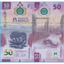 Мексика 50 песо 2021 год. Pik-132a.5
