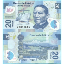 Мексика 20 песо 2016 год. Серия: Z. 
