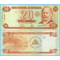 Никарагуа 20 кордоба 2006 год.