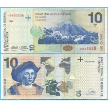 Сальвадор 10 колон 1997 год.