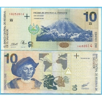 Сальвадор 10 колон 1998 год.
