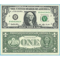 США 1 доллар 1993 год.  P-490aBWEB